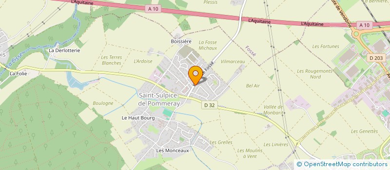 localisation de l'entreprise MONSIEUR CHRISTOPHE PETIT à SAINT-SULPICE-DE-POMMERAY