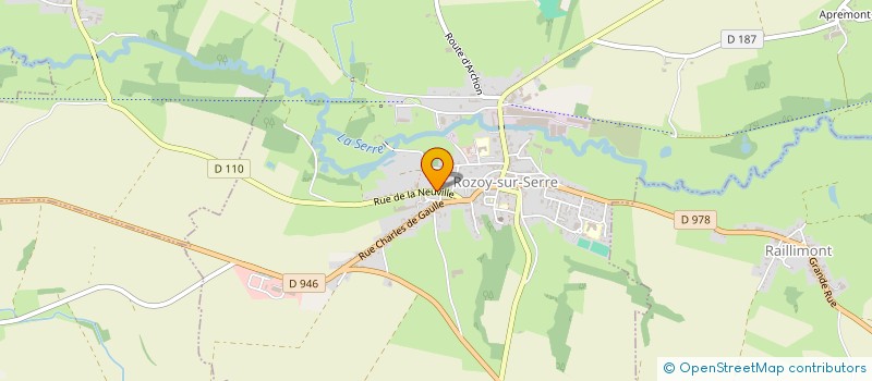 localisation de l'entreprise MONSIEUR CHRISTOPHE PETIT  ROZOY-SUR-SERRE