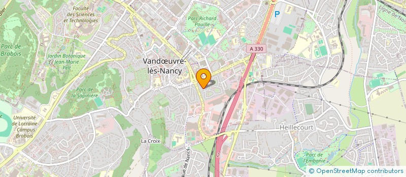 localisation de l'entreprise MONSIEUR CHRISTOPHE PETIT  VANDUVRE-LES-NANCY