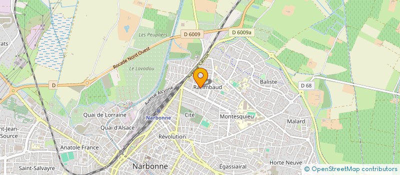 localisation de l'entreprise MONSIEUR CHRISTOPHE PETRE à NARBONNE