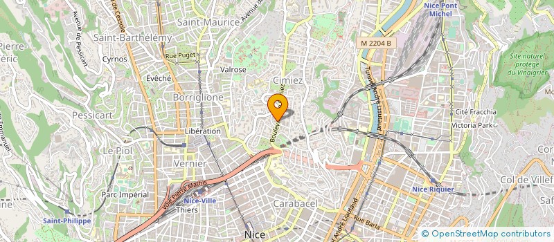 localisation de l'entreprise MONSIEUR CHRISTOPHE PEULVAST  NICE