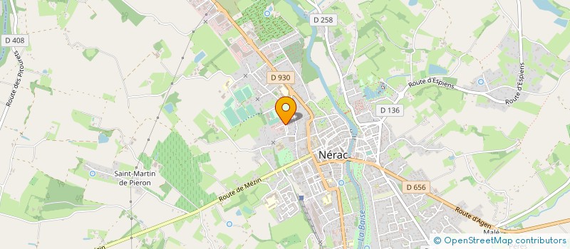 localisation de l'entreprise MONSIEUR CHRISTOPHE PEYROU  NERAC