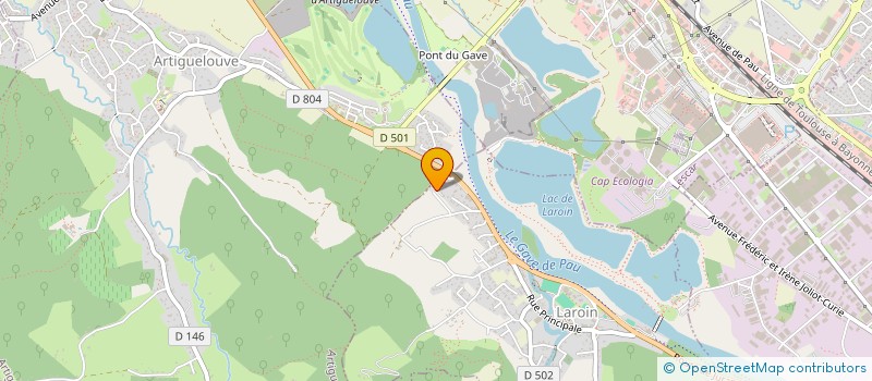 localisation de l'entreprise MONSIEUR CHRISTOPHE PEYROUS  LAROIN