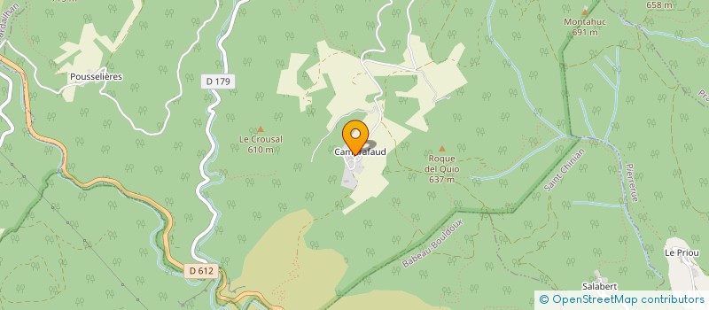 localisation de l'entreprise MONSIEUR CHRISTOPHE PEYTAVI  FERRIERES-POUSSAROU