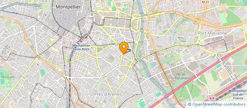 localisation de l'entreprise MONSIEUR CHRISTOPHE PEYTAVIN à MONTPELLIER