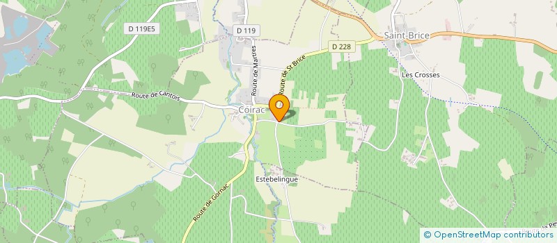 localisation de l'entreprise MONSIEUR CHRISTOPHE PEYTUREAU  COIRAC