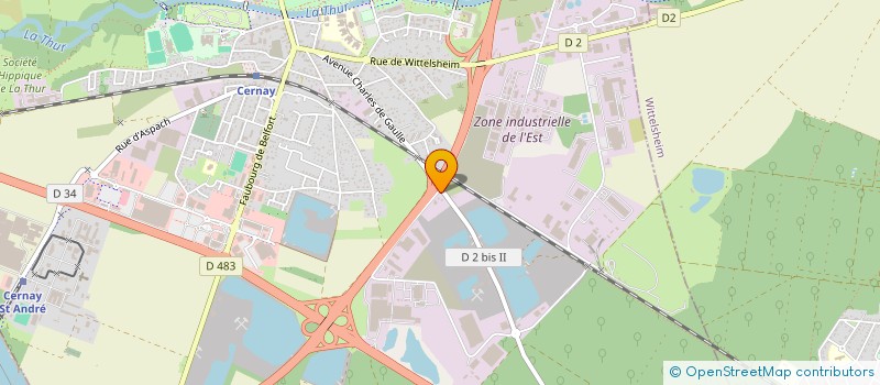 localisation de l'entreprise MONSIEUR CHRISTOPHE PFLEERG  CERNAY