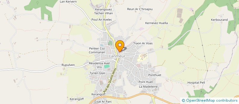 localisation de l'entreprise MONSIEUR CHRISTOPHE PHILIPPE à LANMEUR