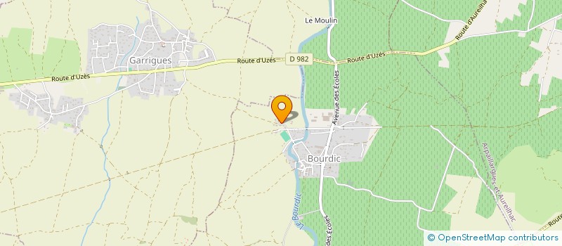 localisation de l'entreprise MONSIEUR CHRISTOPHE PIANELLI  BOURDIC