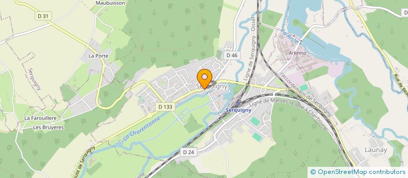 localisation de l'entreprise MONSIEUR CHRISTOPHE PIARD  SERQUIGNY