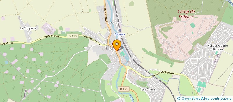 localisation de l'entreprise MONSIEUR CHRISTOPHE PIAT  BEYNES