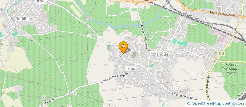 localisation de l'entreprise MONSIEUR CHRISTOPHE PIATIER  MANDUEL