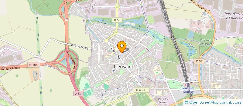 localisation de l'entreprise MONSIEUR CHRISTOPHE PIAZZA  LIEUSAINT