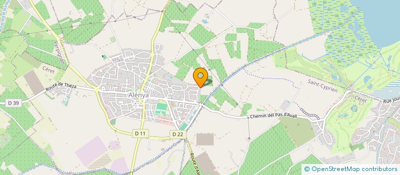 localisation de l'entreprise MONSIEUR CHRISTOPHE PICAMAL  ALENYA
