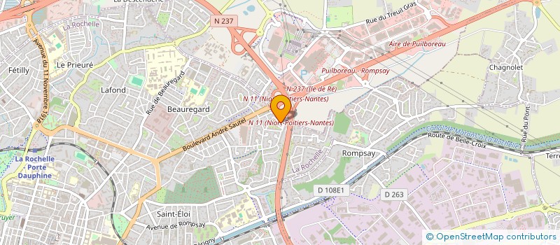 localisation de l'entreprise MONSIEUR CHRISTOPHE PICARD  LA ROCHELLE