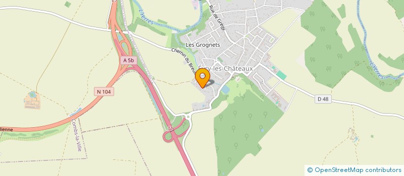 localisation de l'entreprise MONSIEUR CHRISTOPHE PICHON  EVRY-GREGY-SUR-YERRE