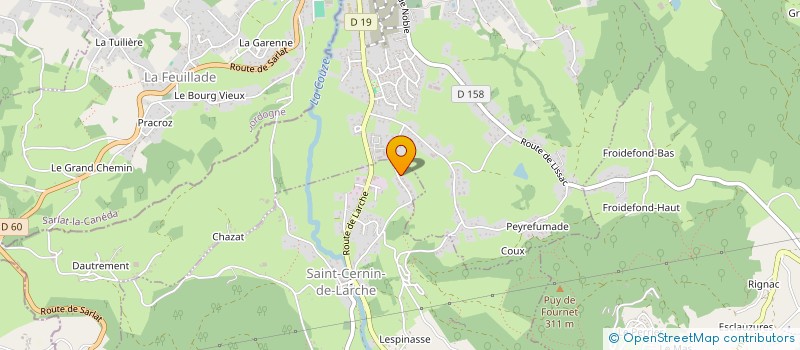 localisation de l'entreprise MONSIEUR CHRISTOPHE PICHON  SAINT-CERNIN-DE-LARCHE