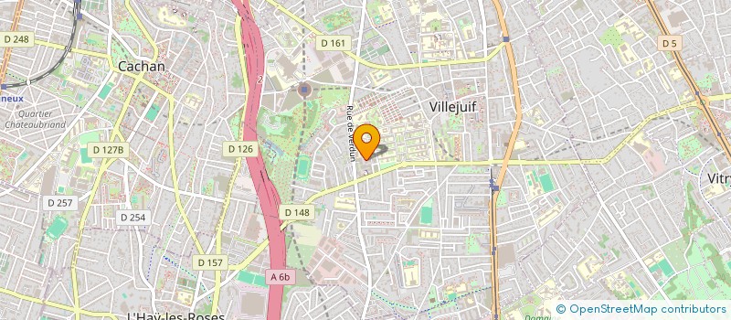 localisation de l'entreprise MONSIEUR CHRISTOPHE PICOLLET  VILLEJUIF