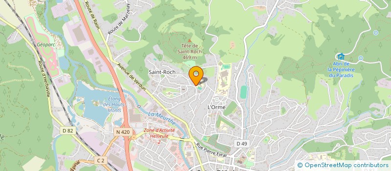 localisation de l'entreprise MONSIEUR CHRISTOPHE PICQUE  SAINT-DIE-DES-VOSGES