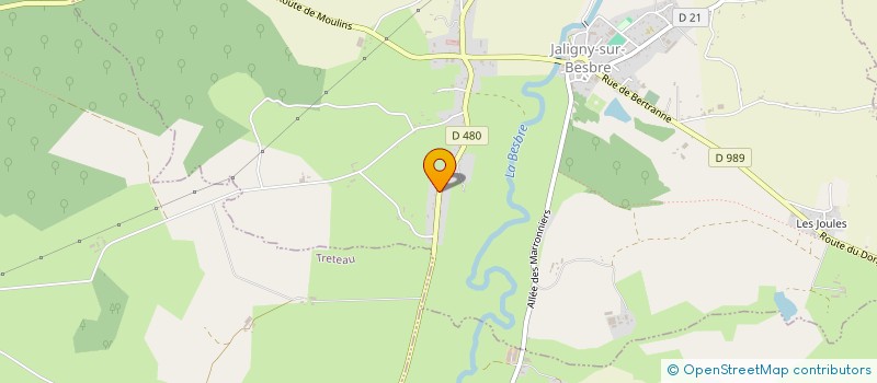 localisation de l'entreprise MONSIEUR CHRISTOPHE PICQUET  JALIGNY-SUR-BESBRE