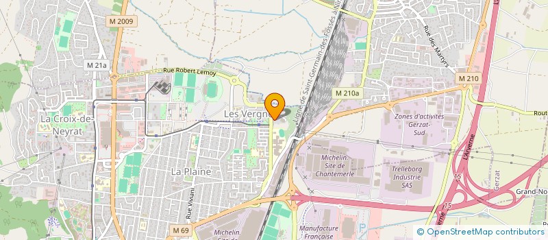 localisation de l'entreprise MONSIEUR CHRISTOPHE PIEDFORT  CLERMONT-FERRAND