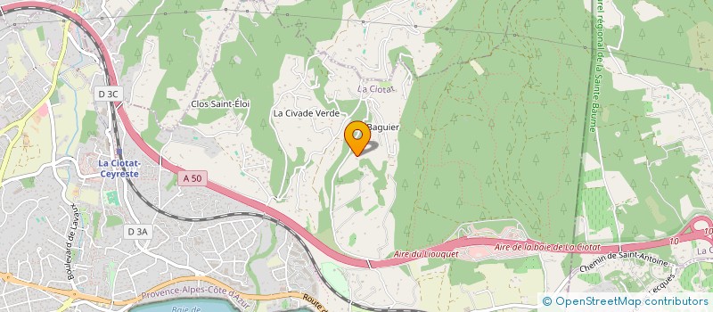 localisation de l'entreprise MONSIEUR CHRISTOPHE PIEGTS  LA CIOTAT