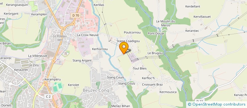 localisation de l'entreprise MONSIEUR CHRISTOPHE PIERRE  CONCARNEAU