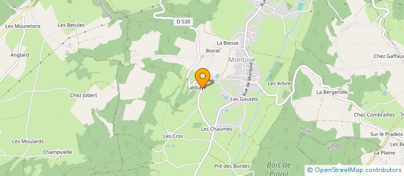 localisation de l'entreprise MONSIEUR CHRISTOPHE PIERRE  YOUX