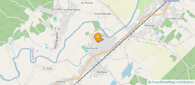 localisation de l'entreprise MONSIEUR CHRISTOPHE PIERRE MARIANI  LES EGLISOTTES-ET-CHALAURES