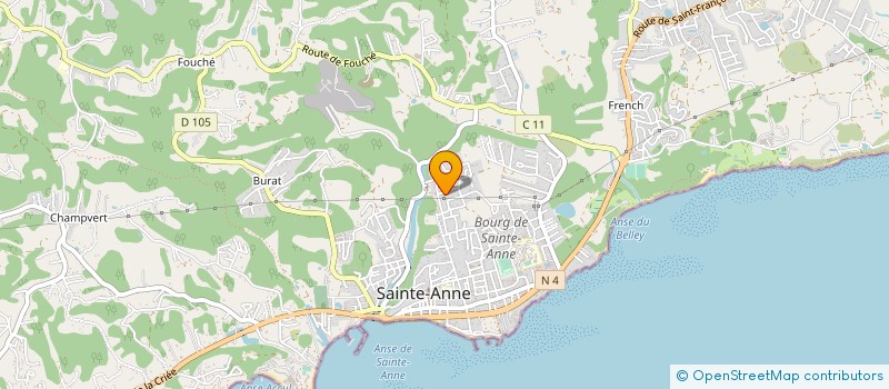 localisation de l'entreprise MONSIEUR CHRISTOPHE PIERROT  SAINTE-ANNE