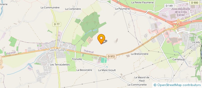 localisation de l'entreprise MONSIEUR CHRISTOPHE PIGNOLET  THEREVAL