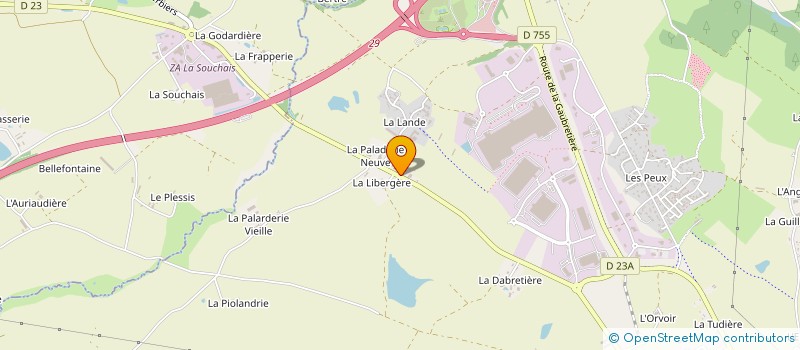 localisation de l'entreprise MONSIEUR CHRISTOPHE PIGNON à CHANVERRIE