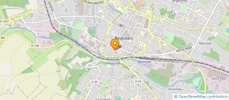 localisation de l'entreprise MONSIEUR CHRISTOPHE PIHOUET  BEAUVAIS