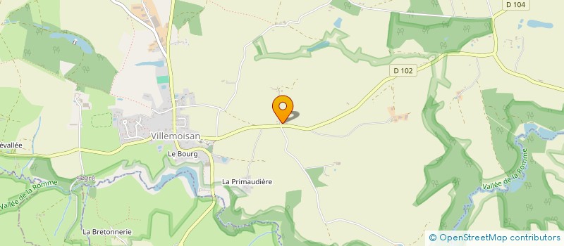 localisation de l'entreprise MONSIEUR CHRISTOPHE PIN  VAL D'ERDRE-AUXENCE