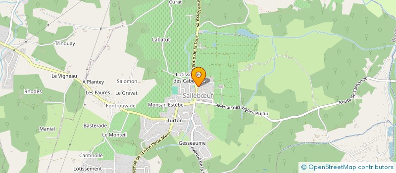 localisation de l'entreprise MONSIEUR CHRISTOPHE PINARD  SALLEBUF