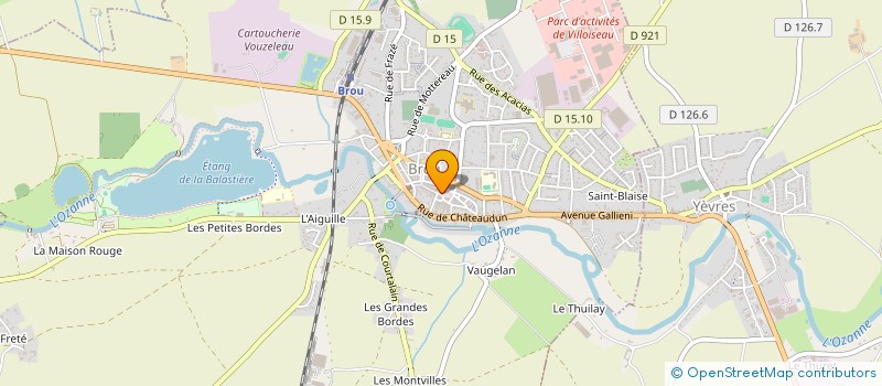 localisation de l'entreprise MONSIEUR CHRISTOPHE PINEAU à BROU