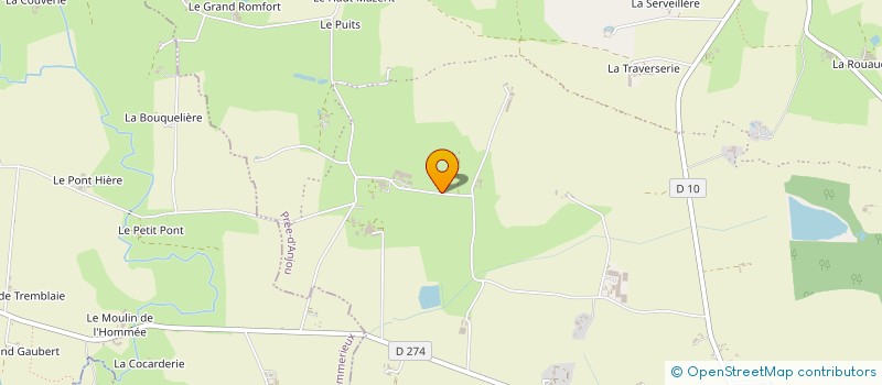 localisation de l'entreprise MONSIEUR CHRISTOPHE PINEAU  PREE-D'ANJOU