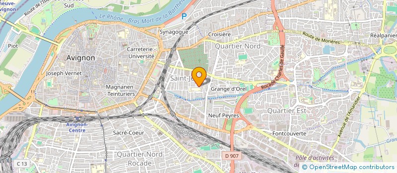 localisation de l'entreprise MONSIEUR CHRISTOPHE PINEAU  AVIGNON