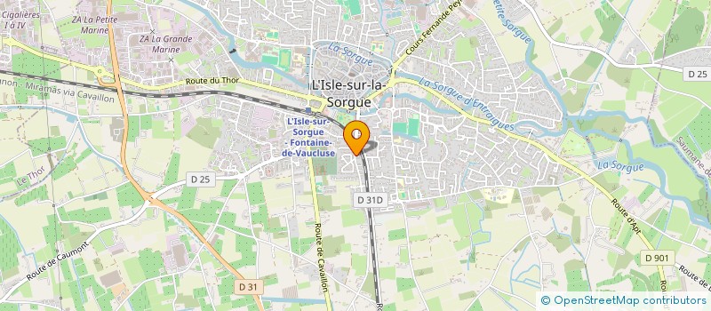 localisation de l'entreprise MONSIEUR CHRISTOPHE PINET à L'ISLE-SUR-LA-SORGUE