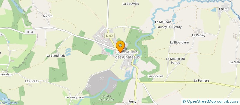 localisation de l'entreprise MONSIEUR CHRISTOPHE PINOM  SAINT-AUBIN-DES-CHATEAUX