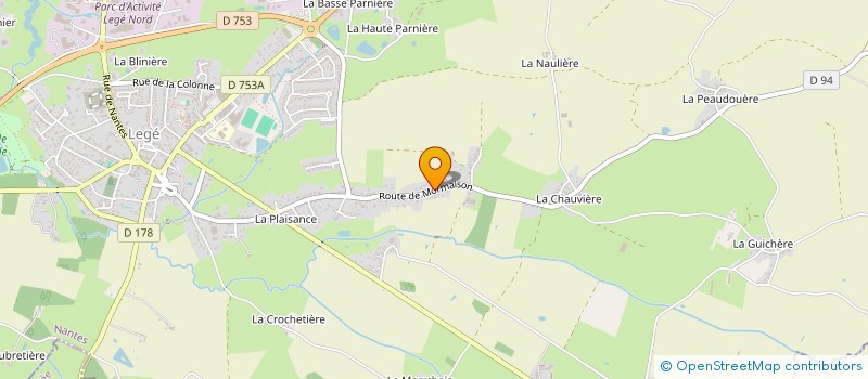 localisation de l'entreprise MONSIEUR CHRISTOPHE PINSON à LEGE