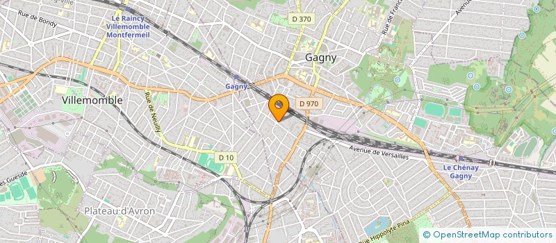 localisation de l'entreprise MONSIEUR CHRISTOPHE PINVIN  GAGNY