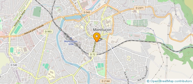 localisation de l'entreprise MONSIEUR CHRISTOPHE PIOT à MONTLUCON