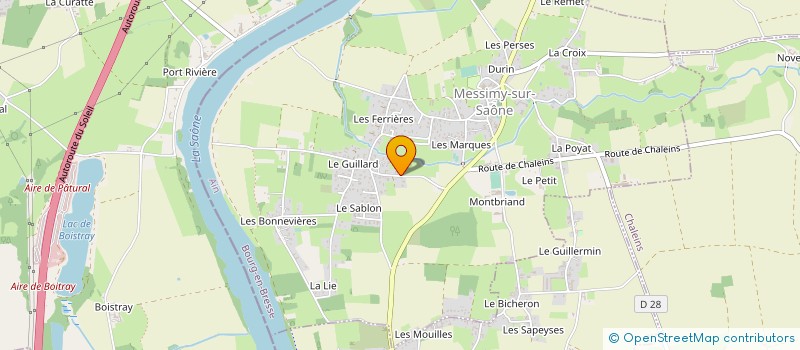 localisation de l'entreprise MONSIEUR CHRISTOPHE PIOT à MESSIMY-SUR-SAONE