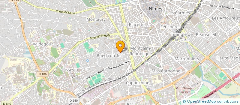 localisation de l'entreprise MONSIEUR CHRISTOPHE PIROSA  NIMES