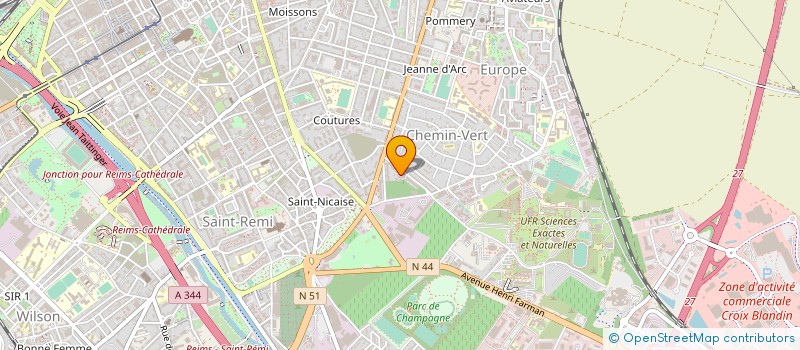 localisation de l'entreprise MONSIEUR CHRISTOPHE PISSARRA  REIMS