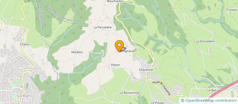 localisation de l'entreprise MONSIEUR CHRISTOPHE PITIOT  SAINT-CHAMOND