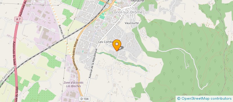 localisation de l'entreprise MONSIEUR CHRISTOPHE PITIOT  LORIOL-SUR-DROME