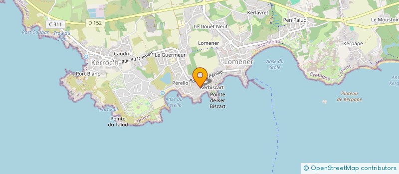 localisation de l'entreprise MONSIEUR CHRISTOPHE PIZENBERG  PLOEMEUR