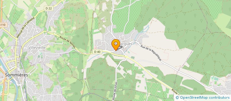 localisation de l'entreprise MONSIEUR CHRISTOPHE PLAGNE  AUJARGUES